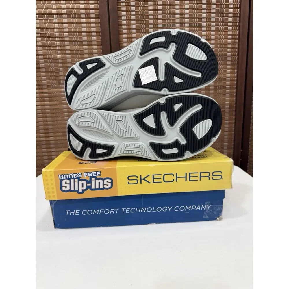 Skechers Hands Free Slip-Ins BOBS Sport Squad Too Essential Women 8 White NEW
